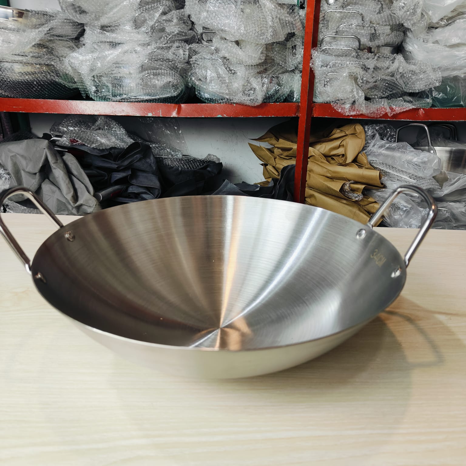 32cm Stainless Steel Chines Korai (Majuni free 3 pcs )