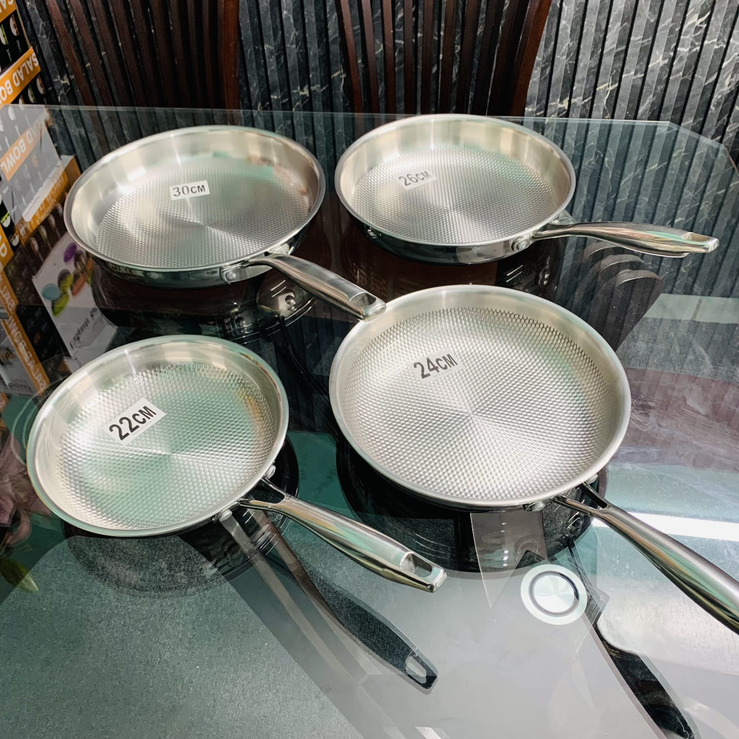 30cm High Quality Steel Fry pan